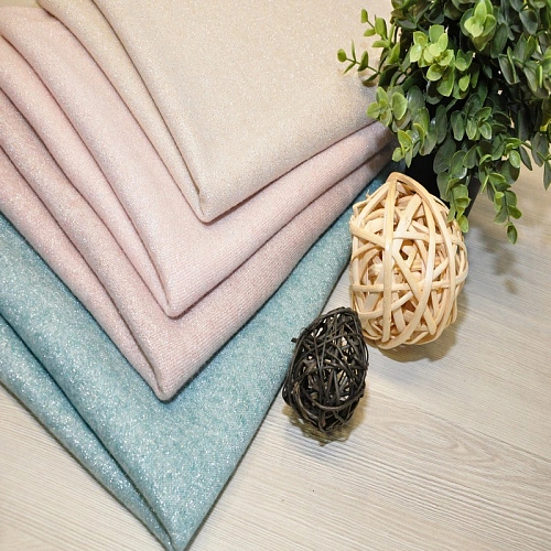 Трикотаж Ангора плотная с люрексом (снежная мята)