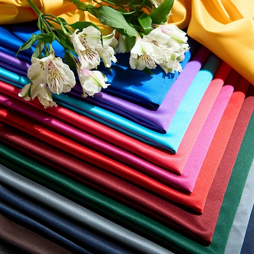 Атлас свадебный, черный