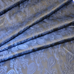 Подкладка вискозная жаккард (синий)