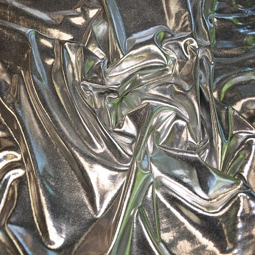 Парча стрейч (серебро)