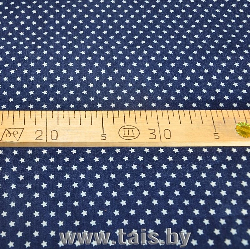 Джинс принт Звезды мелкие (синий)