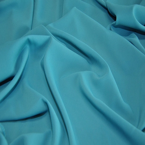 Шифон стрейчевый (голубая бирюза)