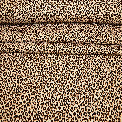 Штапель "Твил" Лео на бежевом фоне