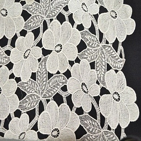 Кружево (бежевый с золотом)