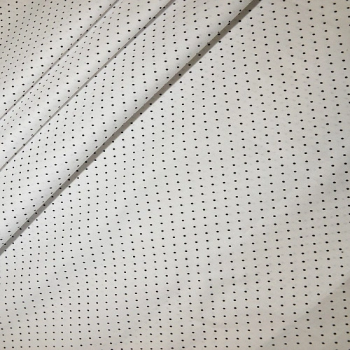 Поплин горох (белый)