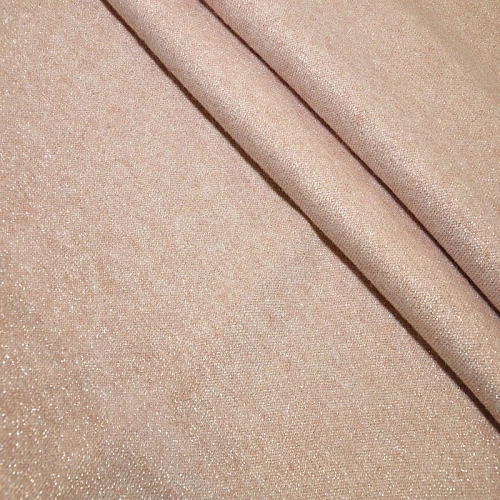 Трикотаж Ангора плотная с люрексом (пудра)