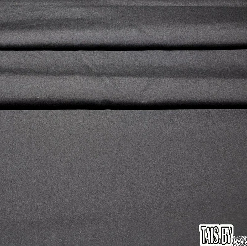 Ткань сорочечная Люкс (черный)