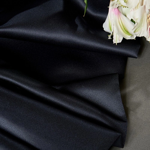 Атлас свадебный (синий)