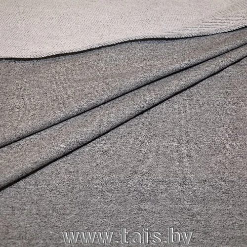 Футер 3-х нитка петля (молине черный+белый)