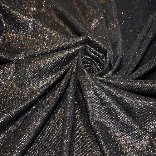 Трикотаж "Лунный свет" (черная ночь)