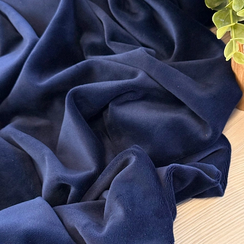 Велюр "Бамбук" (Синий)