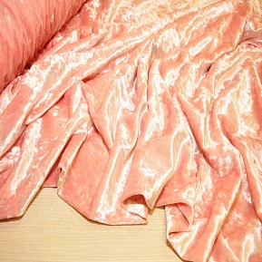 Велюр (Бархат) мрамор (розовый)