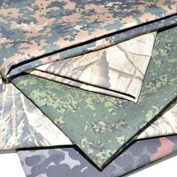 Камуфляжные специальные ткани