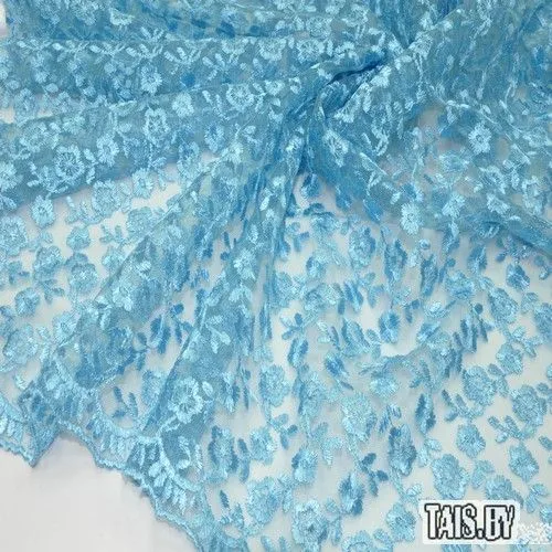 Гипюр Индонезия (голубой)