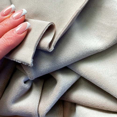 Велюр "Бамбук" (Бежевый)