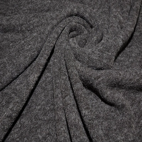 Трикотаж Ангора (черный с сединой)