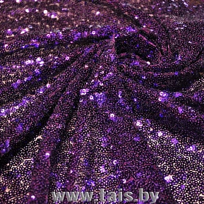 Пайетки на сетке (фиолетовый)