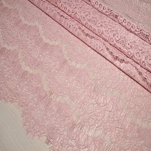 Гипюр " Реснички" 2 (пыльно-розовый)