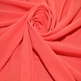 Креп-шифон (насыщенно-коралловый)