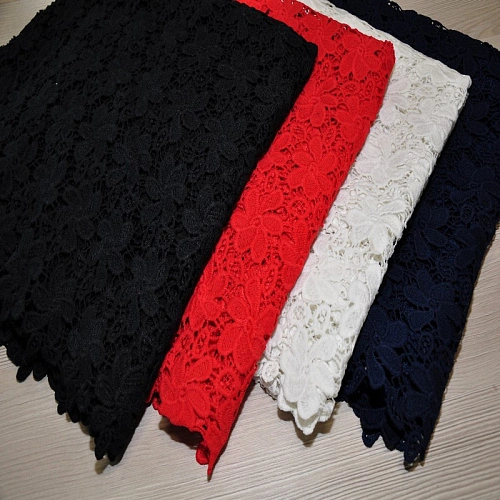 Кружево макраме (черный)