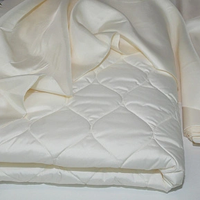 Плащевка стеганая "ЛУК" (сливочный)