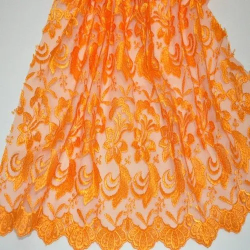 Гипюр Индонезия (оранжевый)