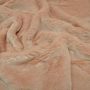 Гладкокрашенный"под цигейку"(пудра)