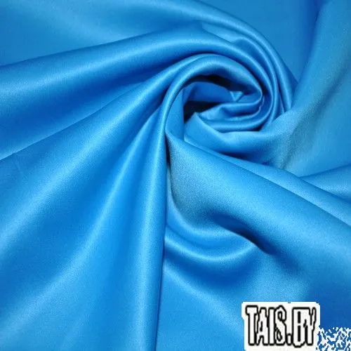 Атлас свадебный (лазурный)