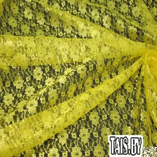 Гипюр тонкий (желтый)