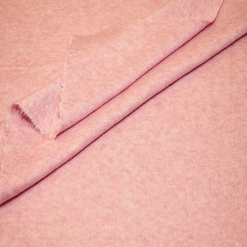 Трикотаж Ангора плотная (розовый меланж)