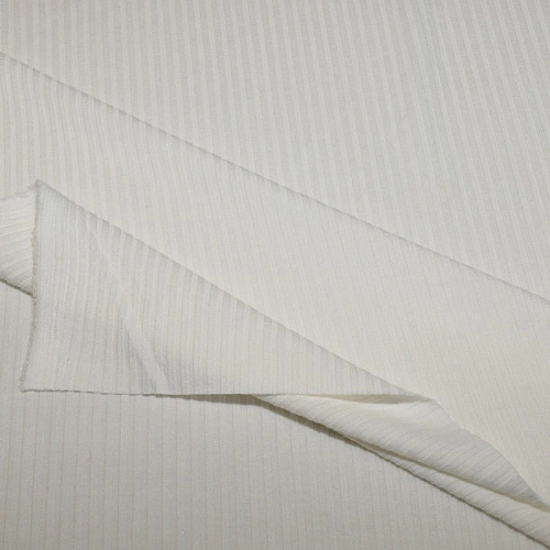 Трикотаж "Вискоза -Лапша" (молоко)