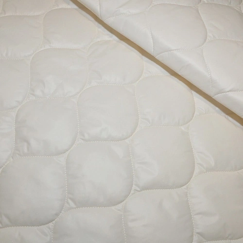 Плащевка стеганая Милан"Лук" (ivori)