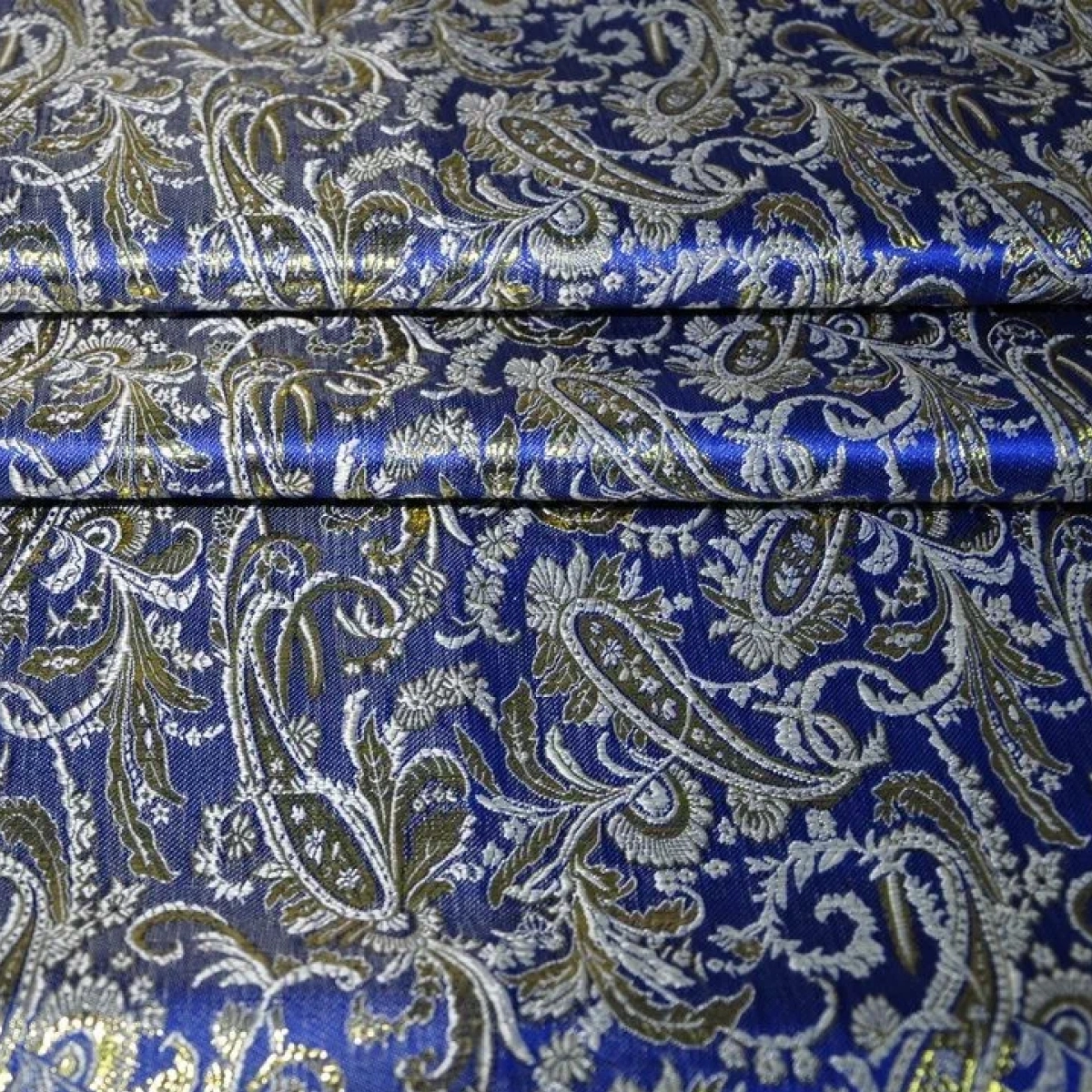 Парча жаккард огурцы (василек) скидки на ткани в Минске оптом и в розницу | Трикотаж tais.by