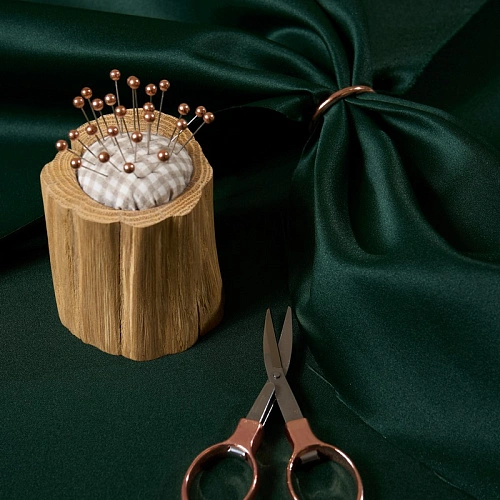 Атлас свадебный (изумруд)