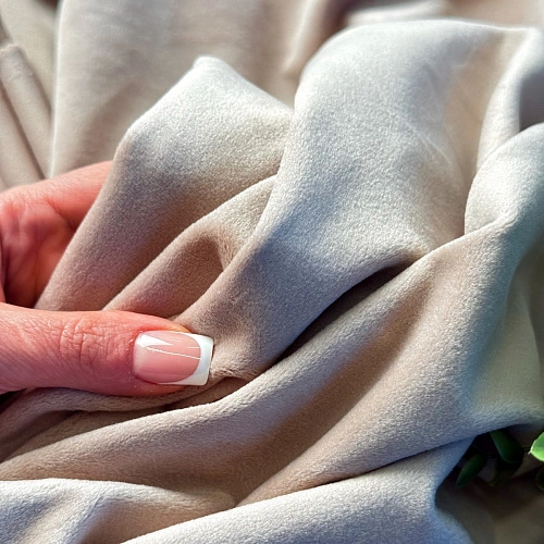 Велюр "Бамбук" (Бежевый)