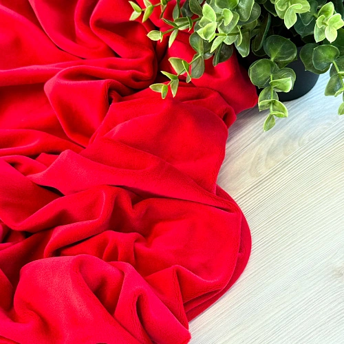 Велюр "Бамбук" (Красный)