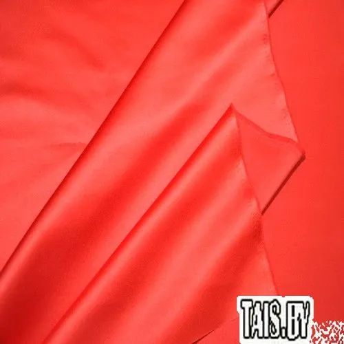 Атлас свадебный (красный)