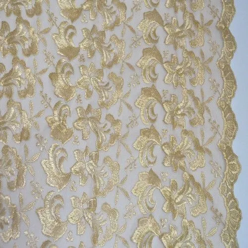 Гипюр, золотистый