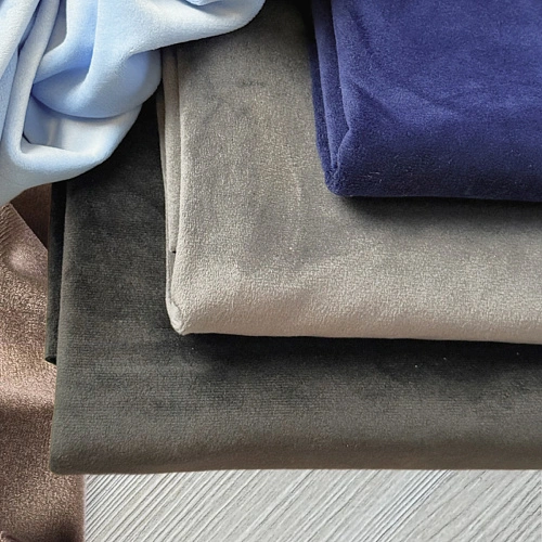 Велюр "Бамбук" (Серый)