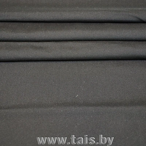 Штапель стрейчевый (черный)