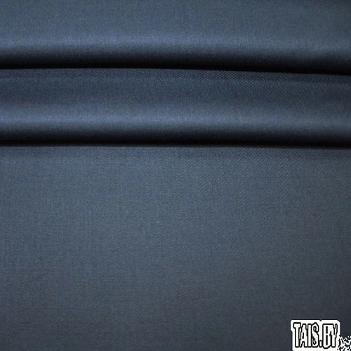 Костюмная ткань Полушерсть(синий)