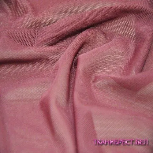 Ткань Сетка стрейчевая (бордовый)