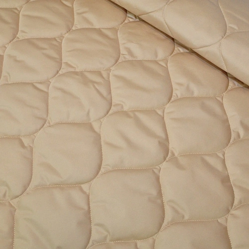 Плащевка стеганая "ЛУК" (беж)