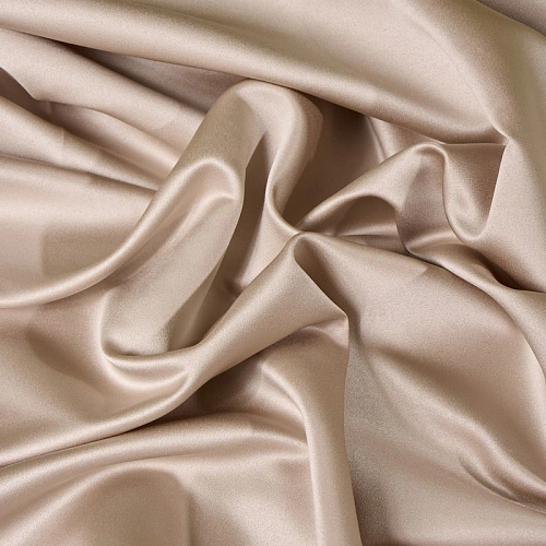 Атлас свадебный (платиновый беж)