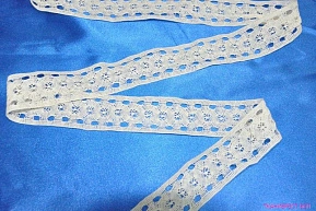 Кружево ленточное (бежевый)