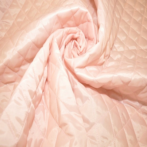 Подкладка стеганая на синтепоне (пудра)