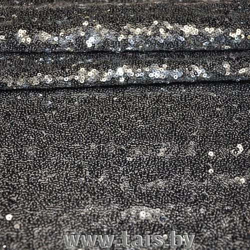 Пайетки на сетке (стальной)