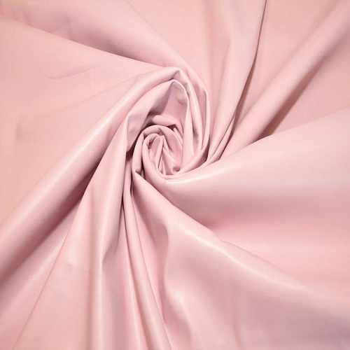 Кожзам на трикотажной основе (розовый)