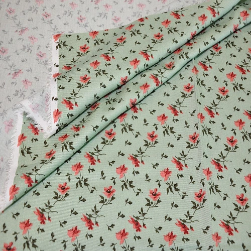 Штапель "Твил"  принт 10