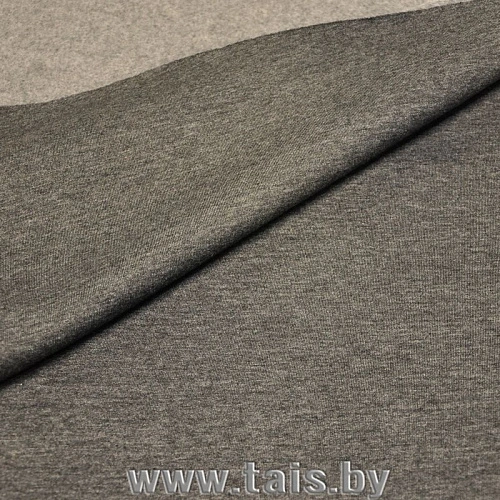 Футер 3-х нитка с начесом (темно серый меланж)